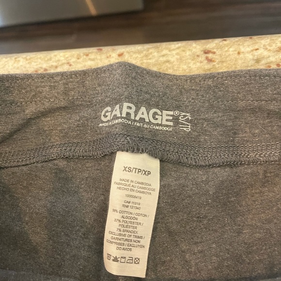 Garage grey cropped leggings NWT - Picture 4 of 7